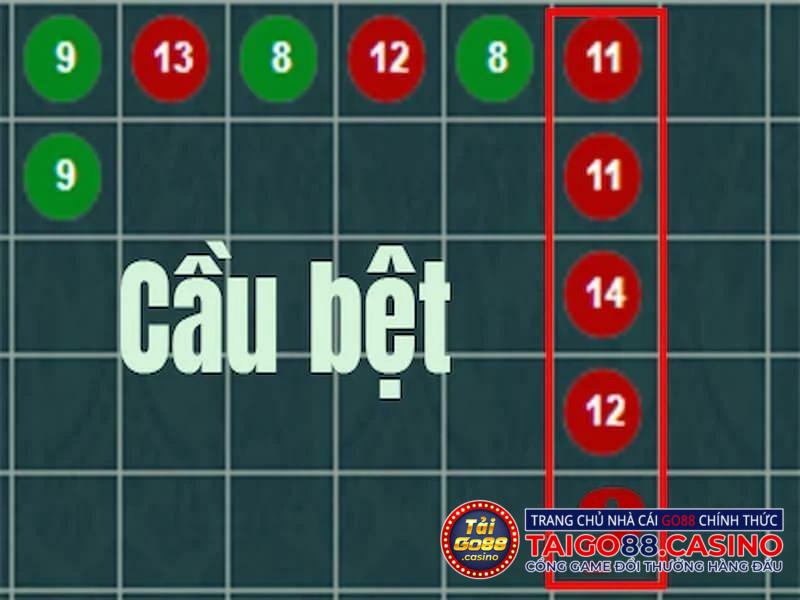 Cách bắt cầu Baccarat: cầu bệt