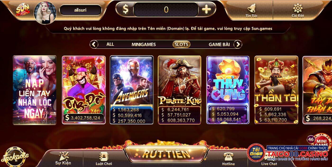 Khám phá sân cược giải trí đặc sắc tại cổng game Sunwin