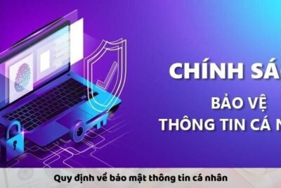 Chính Sách Bảo Mật – Bảo Vệ Các Thông Tin Cá Nhân An Toàn